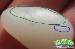 和田玉的内部纹理结构